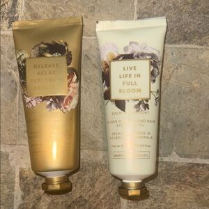 Australian Naturals Calming Comfort Hand Balm Set - Gold and Cream